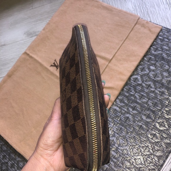SOLD Authentic LV Damier Ebene Cosmetic Pouch - Picture 11 of 16
